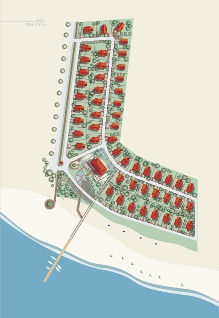 Продается земельный участок под строительство дома отдыха размером 4 Га на Ыссык Куле в г. Чолпон-Ата.